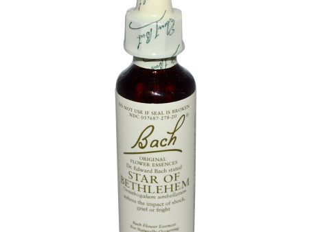 Bach Original Flower Essences, Star of Bethlehem Flower Essence, 0.7 oz, 20 ml For Cheap