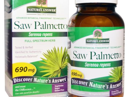 Nature s Answer, Saw Palmetto Berry Extract, 120 vegicaps Supply