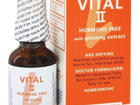 Liddell Homeopathic, Vital II Hormone Free with Ginseng, 1 oz Online Sale