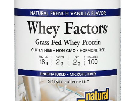 Natural Factors, Grass Fed Whey Protein, French Vanilla, 12 oz Discount