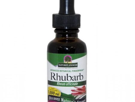 Nature s Answer, Rhubarb Root Extract, 1 oz Cheap