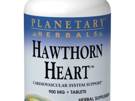 Planetary Herbals, Hawthorn Heart, 120 ct Hot on Sale