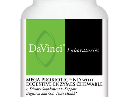 DaVinci Laboratories, Mega Probiotic™ ND With Digestive Enzymes Chewable Tropical, 90 Chewable Tablets Discount