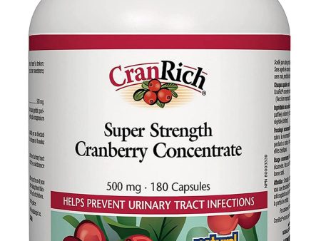 Natural Factors, CranRich® Super Strength 500 mg, 180 Capsules For Discount