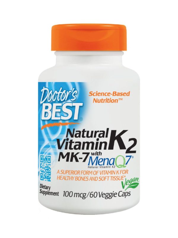 Doctor s Best, Vitamin K2, 100 mcg, 60 veggie caps Hot on Sale