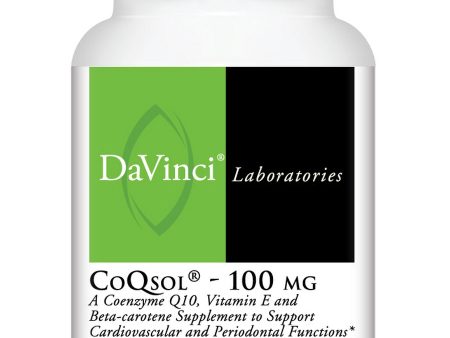 DaVinci Laboratories, CoQsol® - 100 MG, 30 Softgels Supply