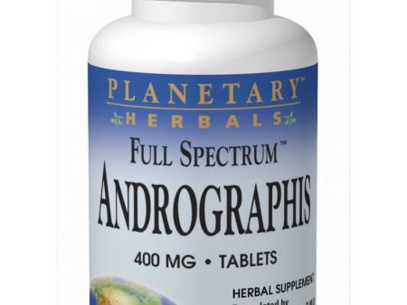 Planetary Herbals, Andrographis 400mg Full Spectrum Std 10% Andrographolides, 120 ct Online Sale