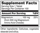 Douglas Labs, Chelated Magnesium, 100 tabs Online now