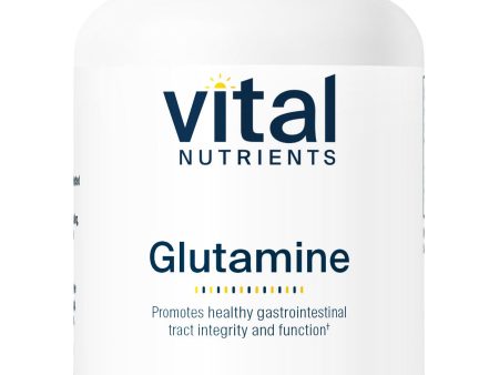 Vital Nutrients, Glutamine 3400mg, 100 vegetarian capsules For Sale