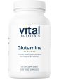 Vital Nutrients, Glutamine 3400mg, 100 vegetarian capsules For Sale