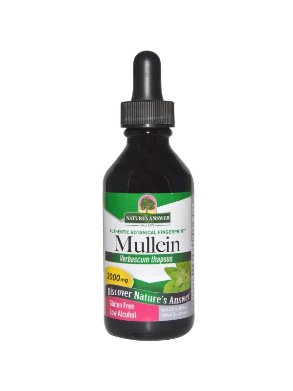 Nature s Answer, Mullein Leaves Extract, 2 oz Fashion