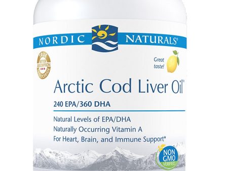 Nordic Naturals, Arctic Cod Liver Oil™, Lemon, 180 Soft Gels For Cheap