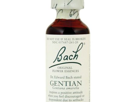 Bach Original Flower Essences, Gentian Flower Essence, 0.7 oz, 20 ml Online now