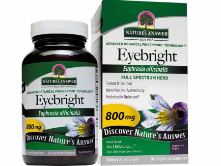 Nature s Answer, Eyebright Herb, 90 caps For Sale