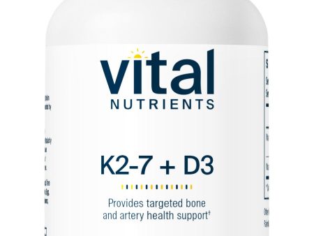 Vital Nutrients, K2-7 + D3, 60 vegetarian capsules Online Sale