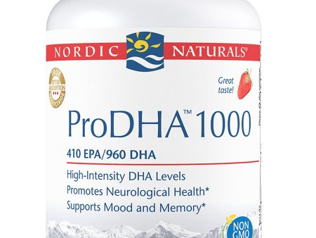 Nordic Naturals, ProDHA™ 1000, Strawberry, 60 Soft Gels Online now