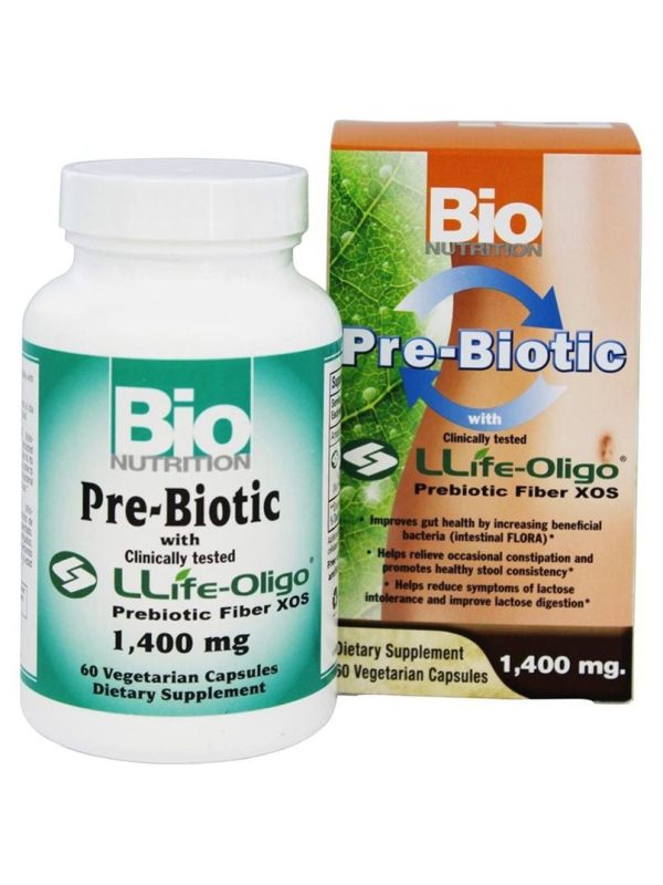 Bio Nutrition, Pre Biotic Fiber with Llife Oligo, 60 vegicaps For Sale