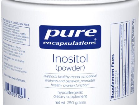 Pure Encapsulations, Inositol, powder, 250 gms on Sale